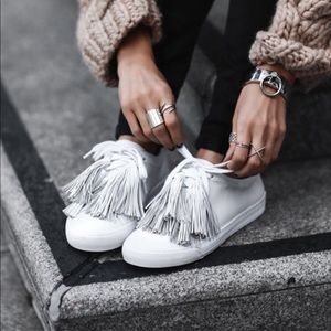 Loeffler Randall tassel sneakers!
